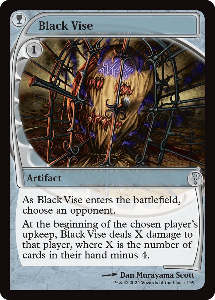 Black Vise (Future Sight) [Mystery Booster 2] | Local Legends