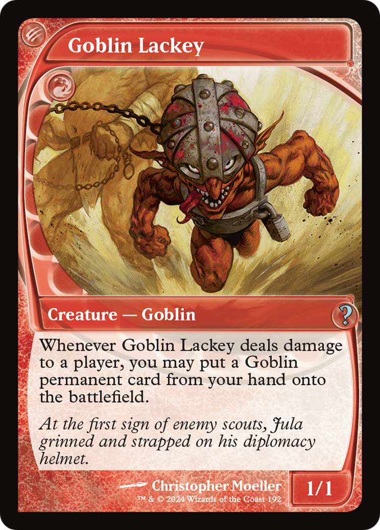 Goblin Lackey (Future Sight) [Mystery Booster 2] | Local Legends