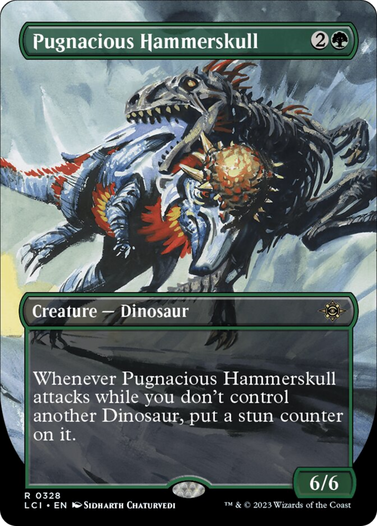 Pugnacious Hammerskull (Borderless) [The Lost Caverns of Ixalan] | Golgari Games