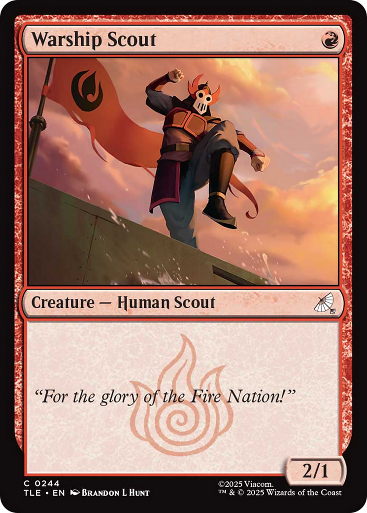 Warship scout [Avatar: The Last Airbender: Eternal-Legal] | Local Legends