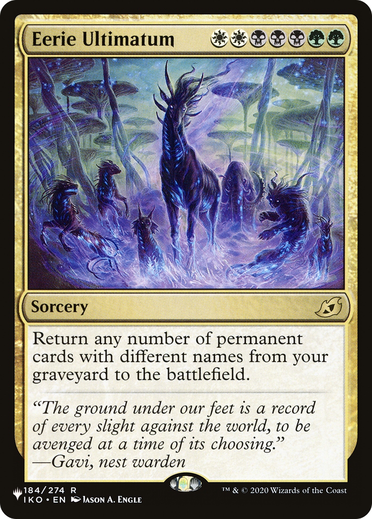 Eerie Ultimatum [The List] | Local Legends