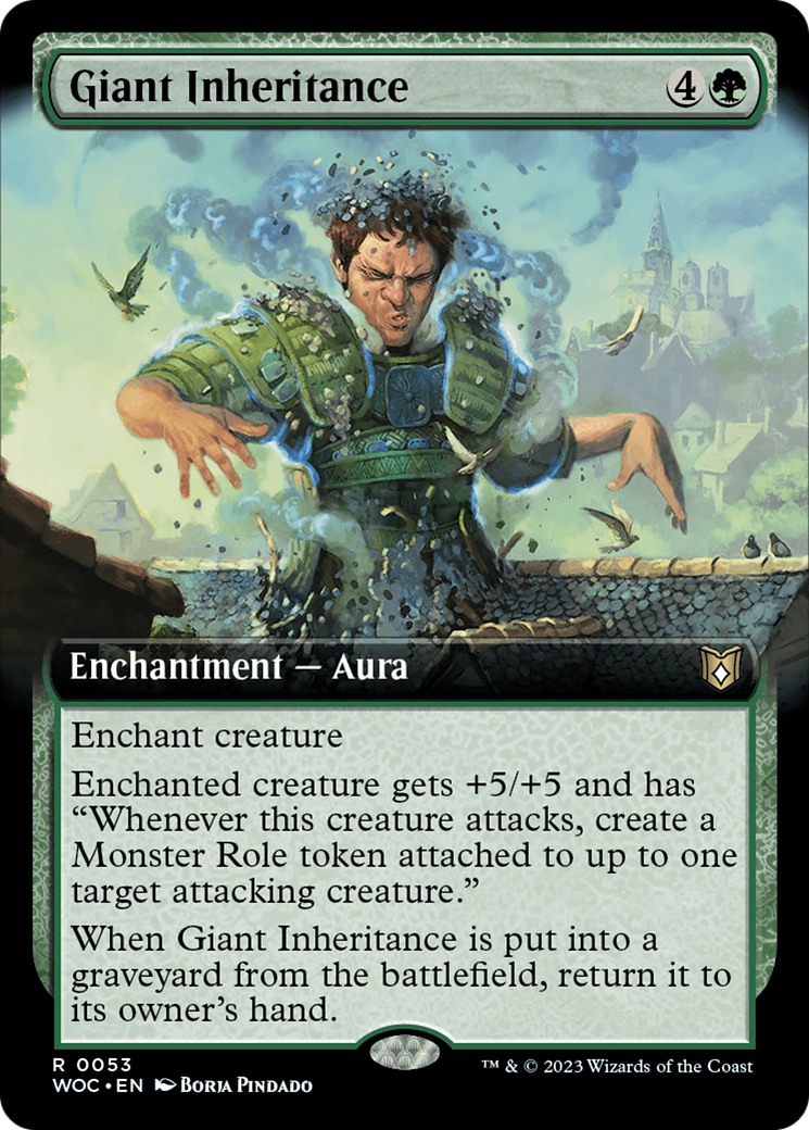 Giant Inheritance (Extended Art) [Wilds of Eldraine Commander] | Local Legends