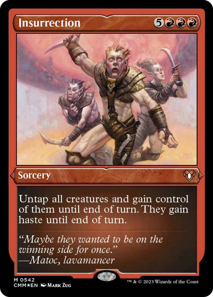 Insurrection (Foil Etched) [Commander Masters] | Local Legends
