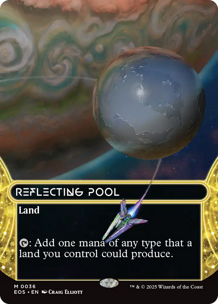 Reflecting Pool (0036) (Borderless) [Edge of Eternities: Stellar Sights] | Local Legends
