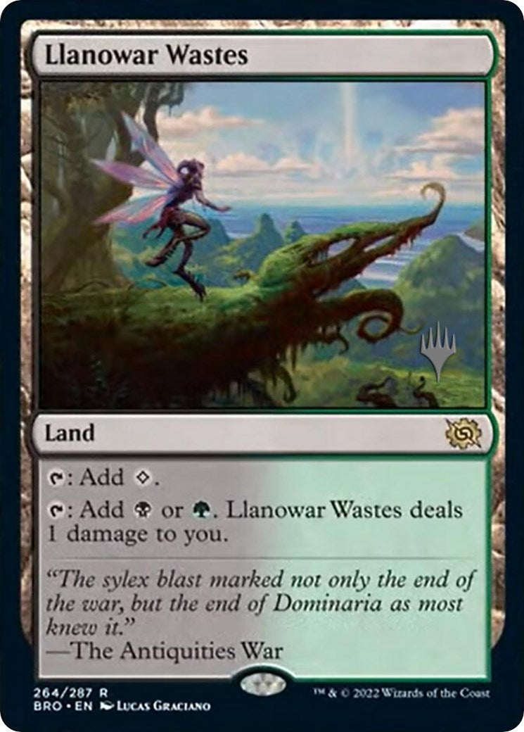 Llanowar Wastes (Promo Pack) [The Brothers' War Promos] | Golgari Games