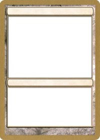 2004 World Championship Blank Card [World Championship Decks 2004] | Golgari Games