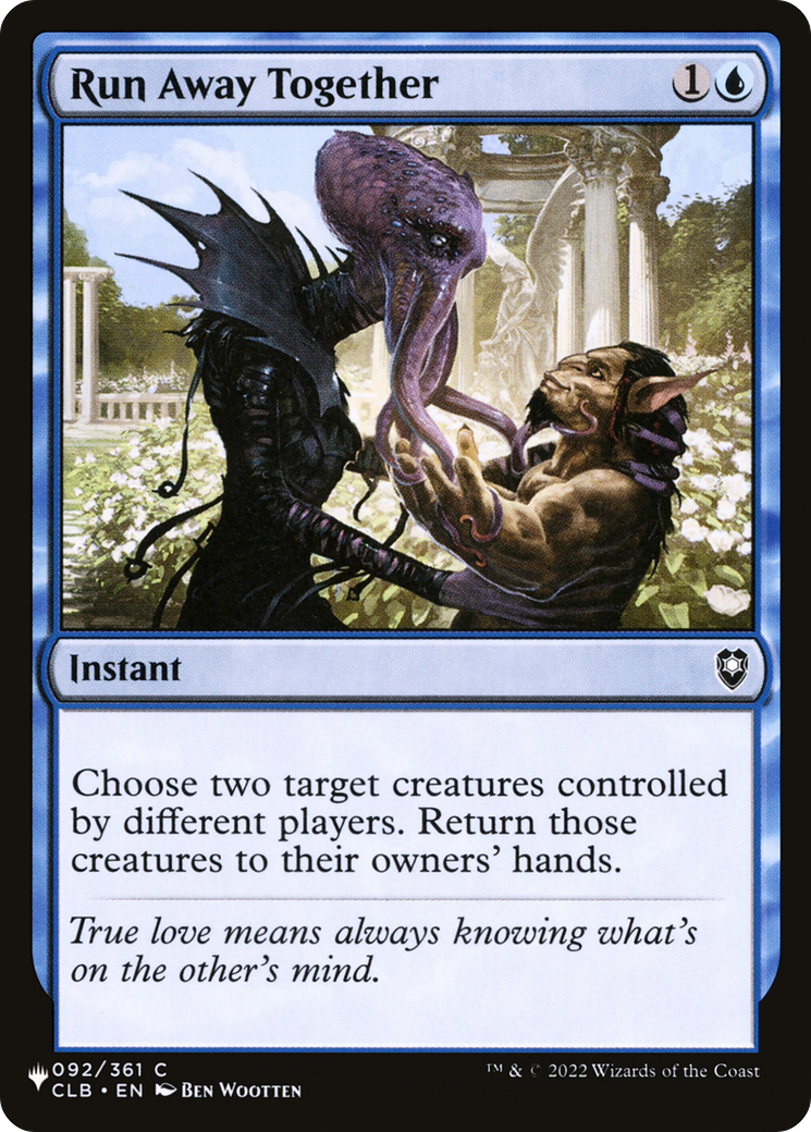 Run Away Together [The List] | Local Legends