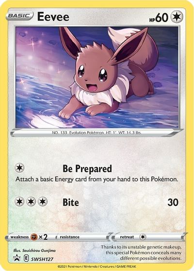 Eevee (SWSH127) [Sword & Shield: Black Star Promos] | Local Legends