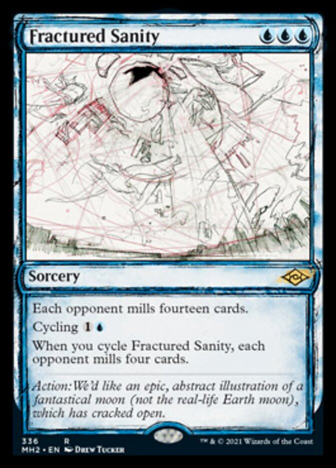 Fractured Sanity (Sketch) [Modern Horizons 2] | Local Legends