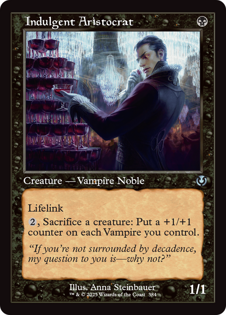 Indulgent Aristocrat (Retro Frame) [Innistrad Remastered] | Local Legends