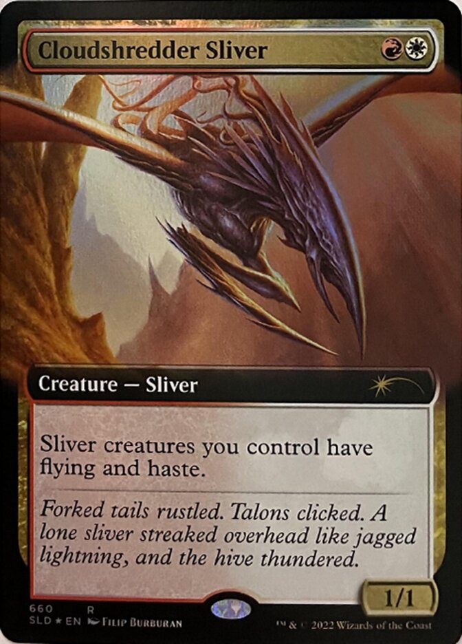 Cloudshredder Sliver (Extended Art) [Secret Lair Drop Promos] | Golgari Games