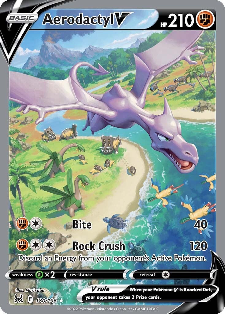 Aerodactyl V (180/196) [Sword & Shield: Lost Origin] | Golgari Games