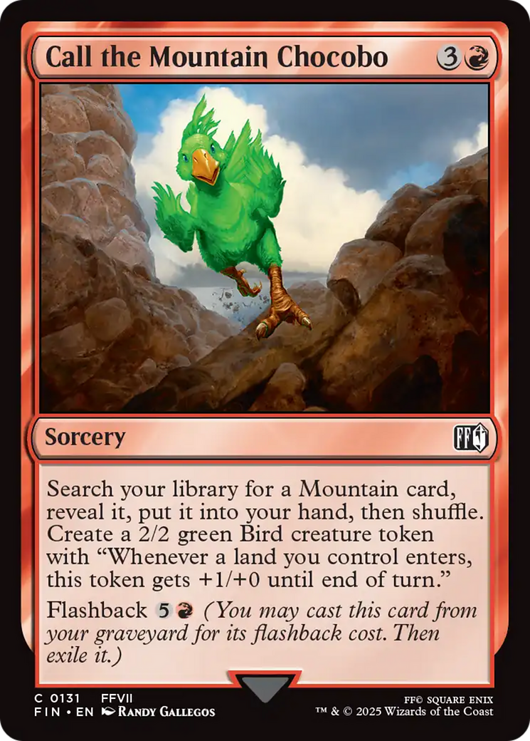 Call the Mountain Chocobo [FINAL FANTASY] | Local Legends