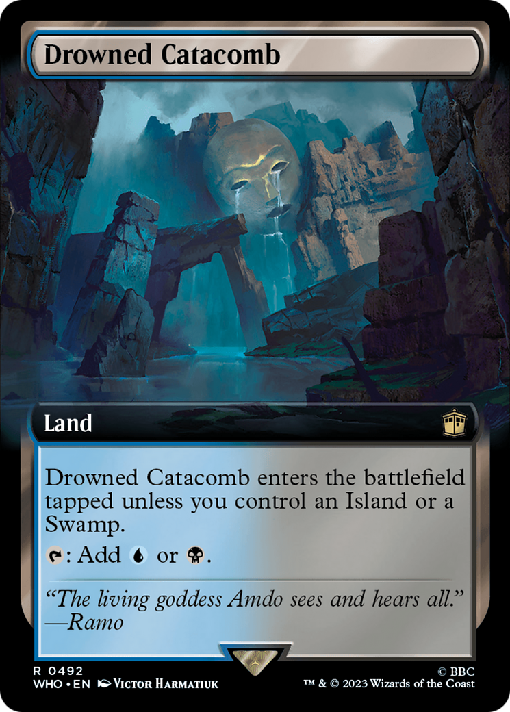 Drowned Catacomb (Extended Art) [Doctor Who] | Golgari Games