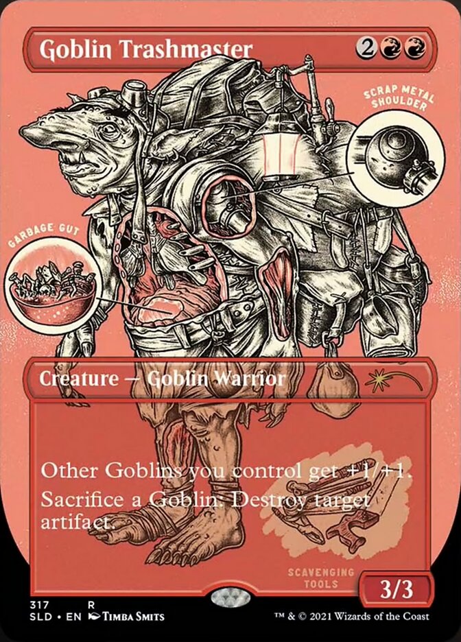 Goblin Trashmaster (Borderless Foil Etched) [Secret Lair Drop Series] | Local Legends