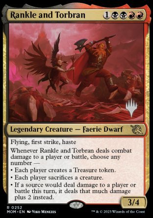 Rankle and Torbran (Promo Pack) [March of the Machine Promos] | Golgari Games