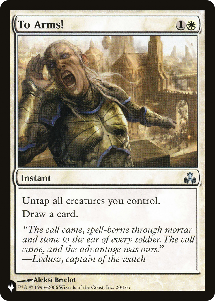 To Arms! [The List] | Local Legends