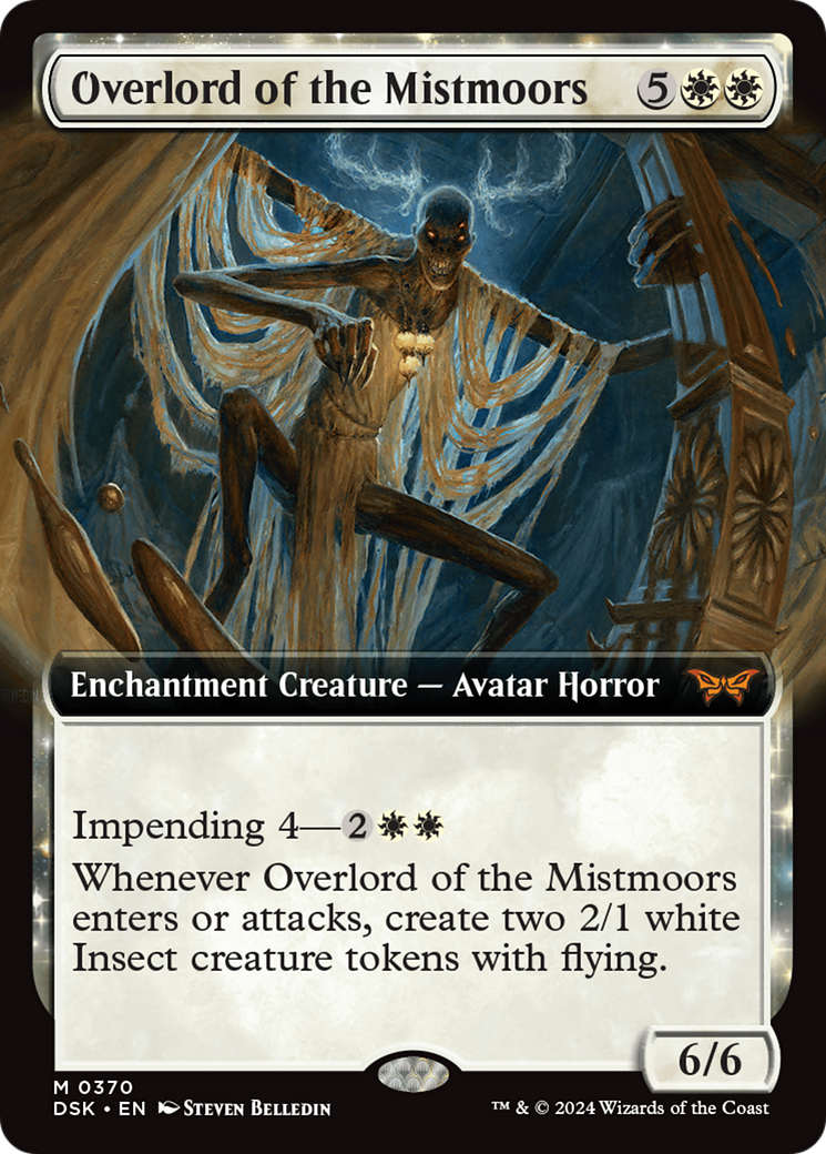 Overlord of the Mistmoors (Extended Art) [Duskmourn: House of Horror] | Golgari Games