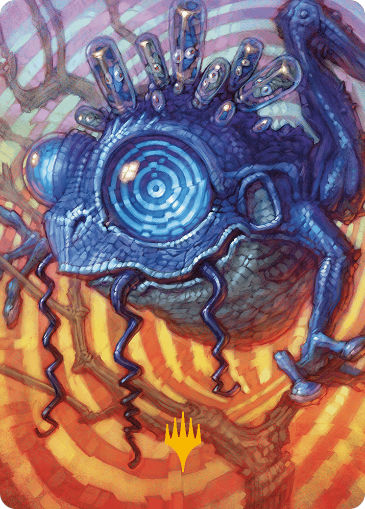 Psychic Frog Art Card (Gold-Stamped Planeswalker Symbol) [Modern Horizons 3 Art Series] | Local Legends