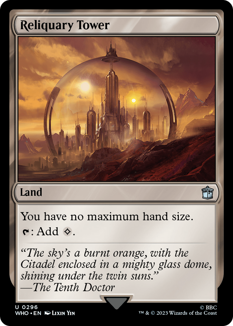Reliquary Tower [Doctor Who] | Local Legends