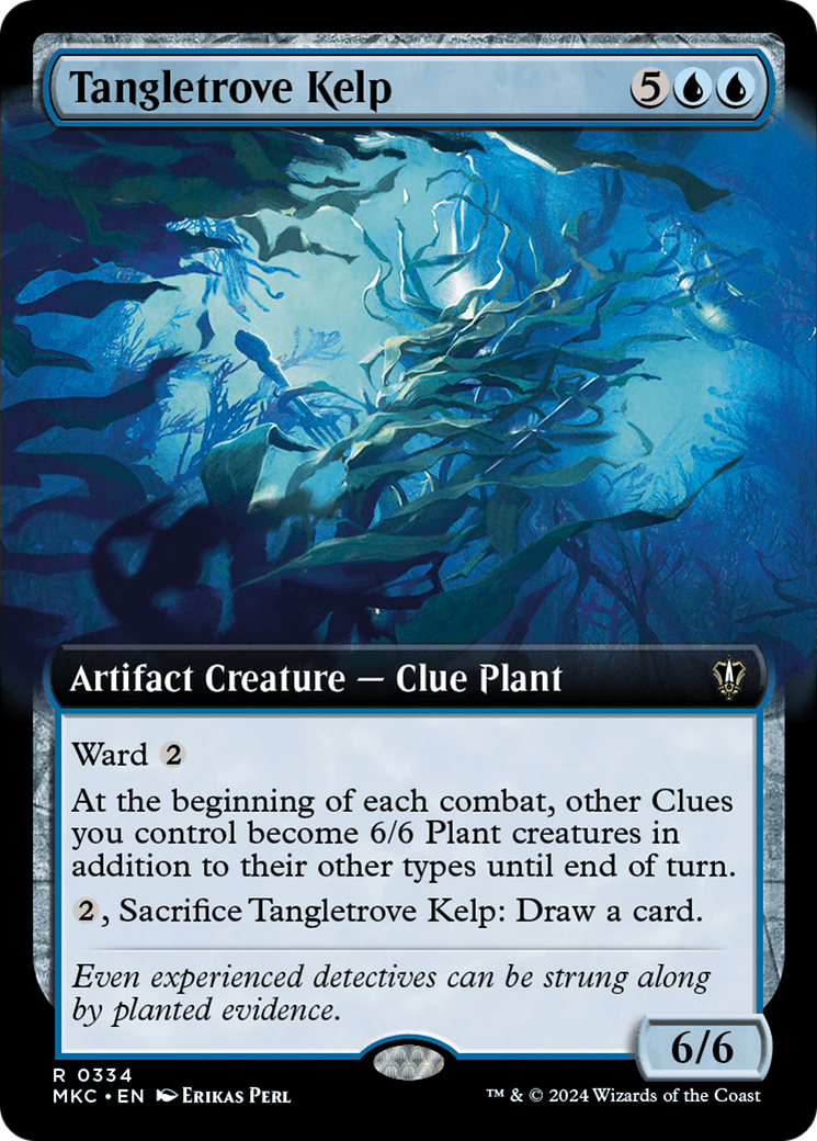 Tangletrove Kelp (Extended Art) [Murders at Karlov Manor Commander] | Local Legends