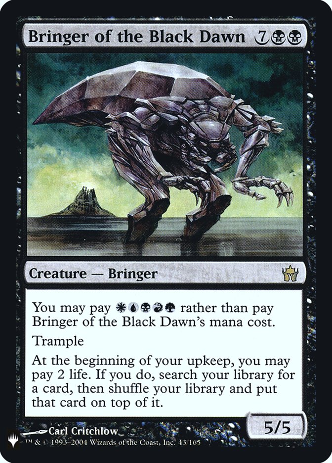Bringer of the Black Dawn [Mystery Booster] | Local Legends
