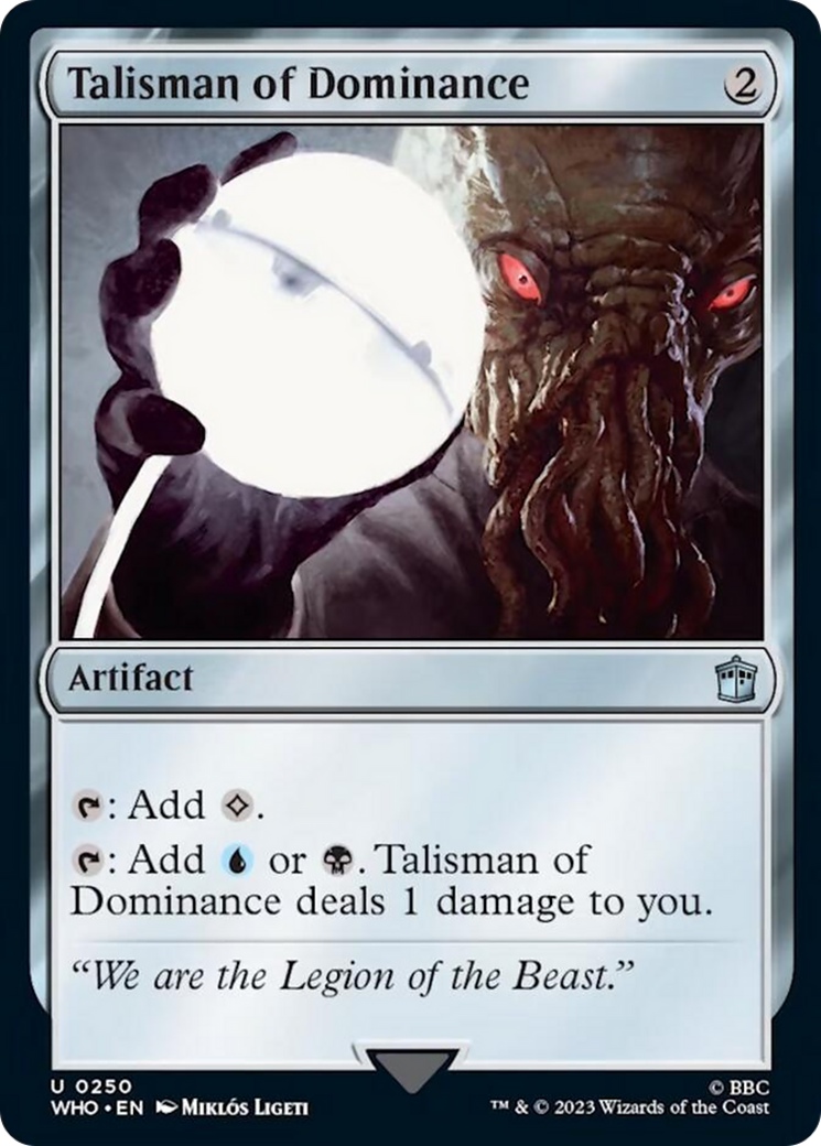 Talisman of Dominance [Doctor Who] | Local Legends