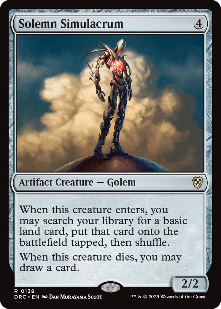 Solemn Simulacrum [Aetherdrift Commander] | Local Legends