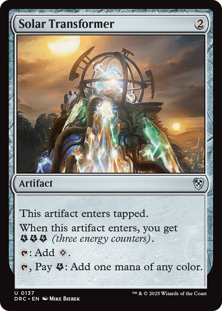 Solar Transformer [Aetherdrift Commander] | Local Legends