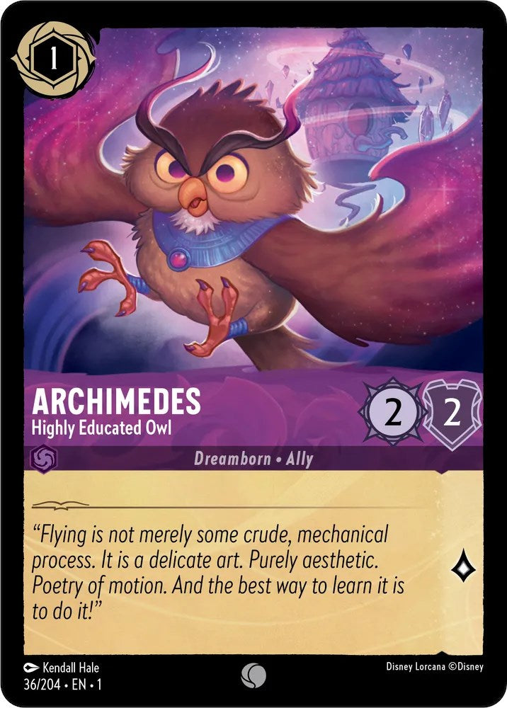 Archimedes - Highly Educated Owl (36/204) [The First Chapter] | Local Legends