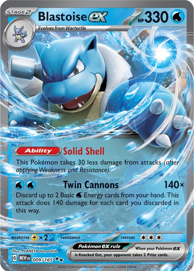 Blastoise ex - 009/165 | Local Legends