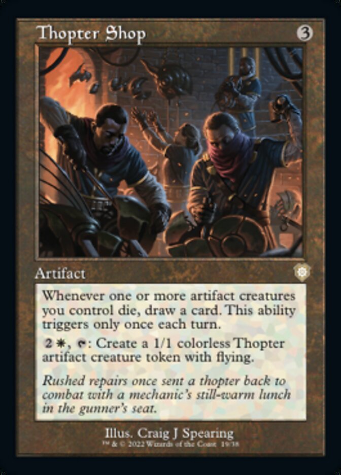Thopter Shop (Retro) [The Brothers' War Commander] | Local Legends