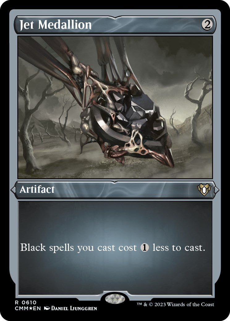 Jet Medallion (Foil Etched) [Commander Masters] | Local Legends