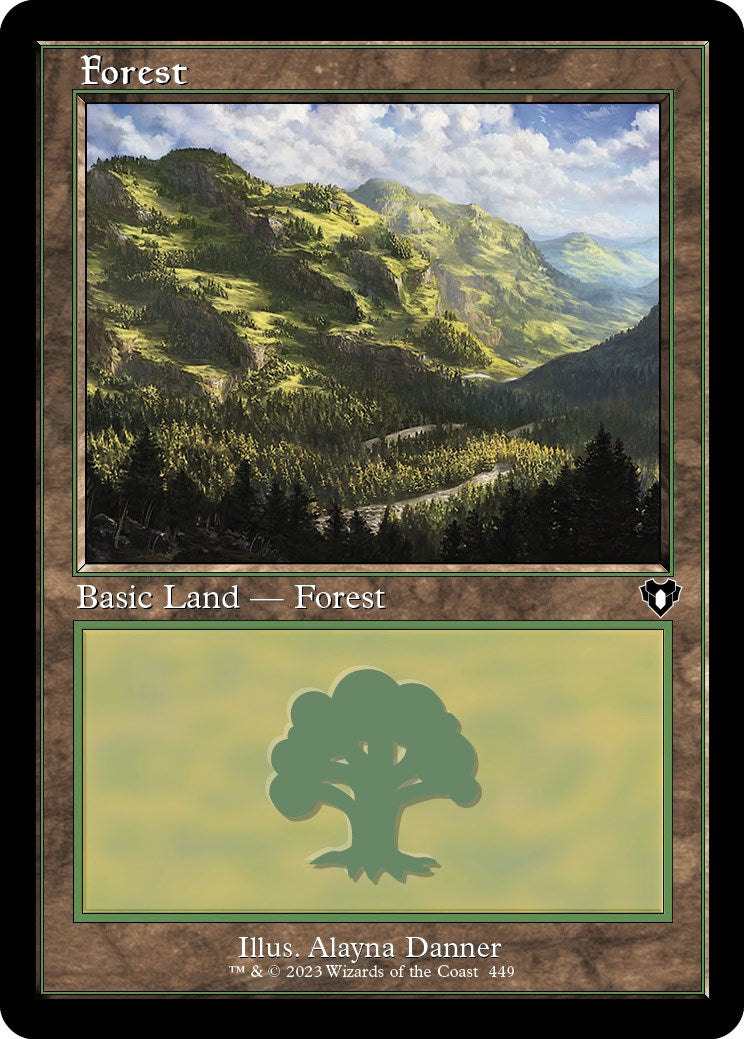 Forest (449) (Retro) [Commander Masters] | Local Legends