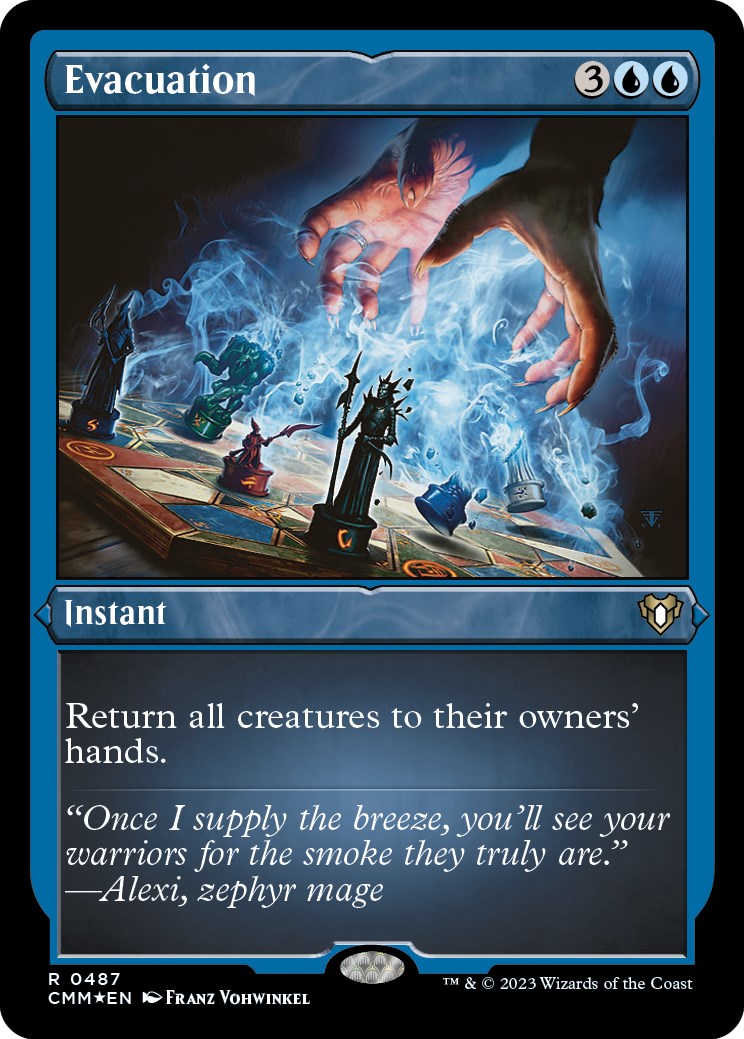 Evacuation (Foil Etched) [Commander Masters] | Local Legends