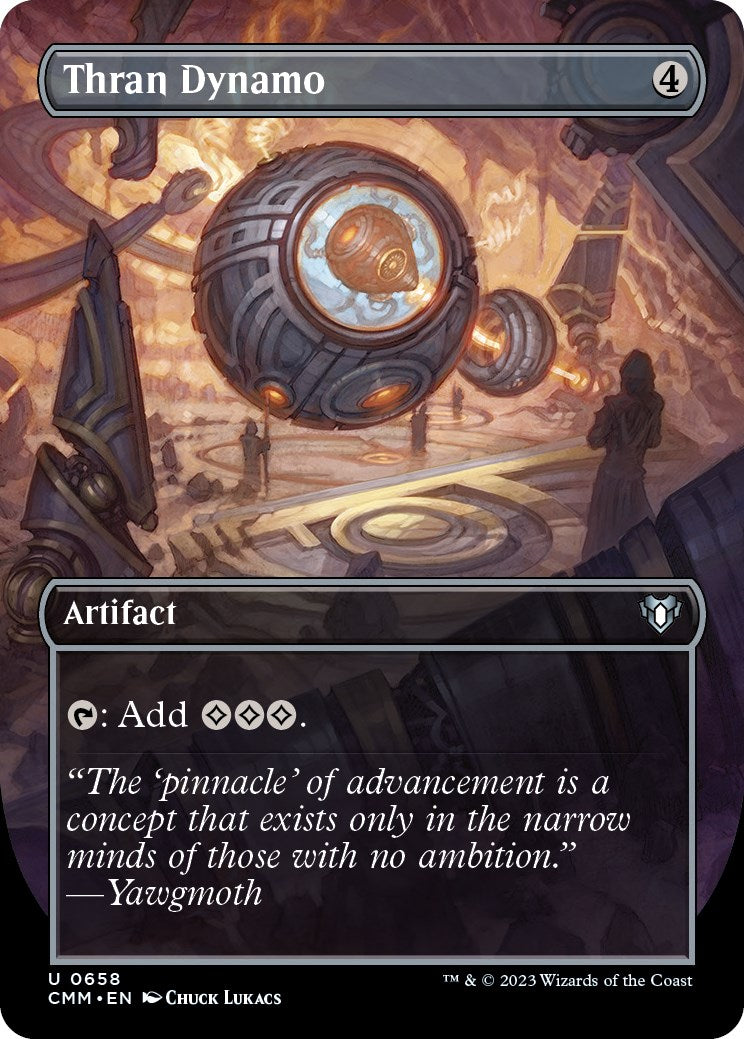 Thran Dynamo (Borderless Alternate Art) [Commander Masters] | Local Legends