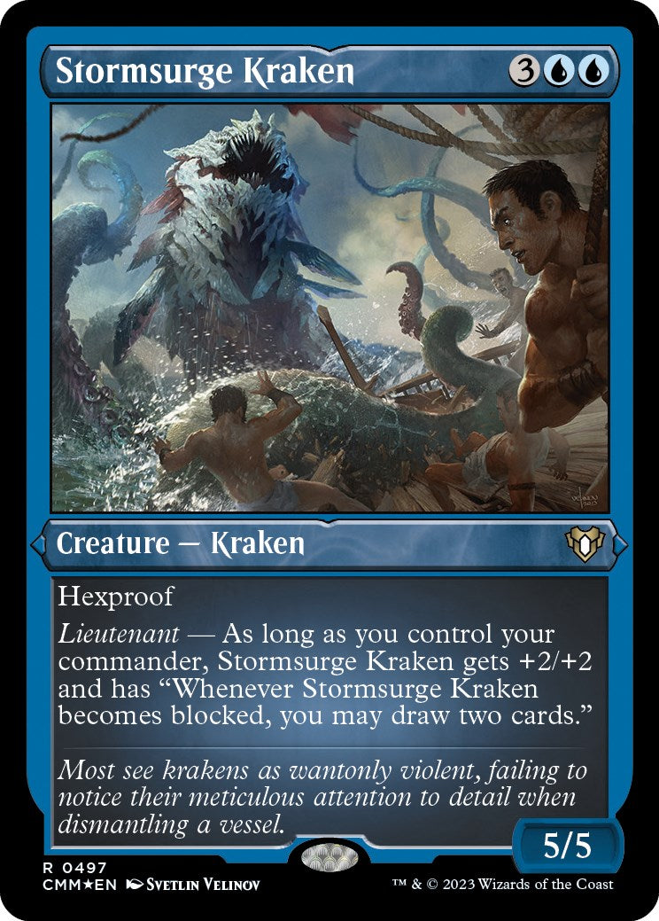 Stormsurge Kraken (Foil Etched) | Local Legends