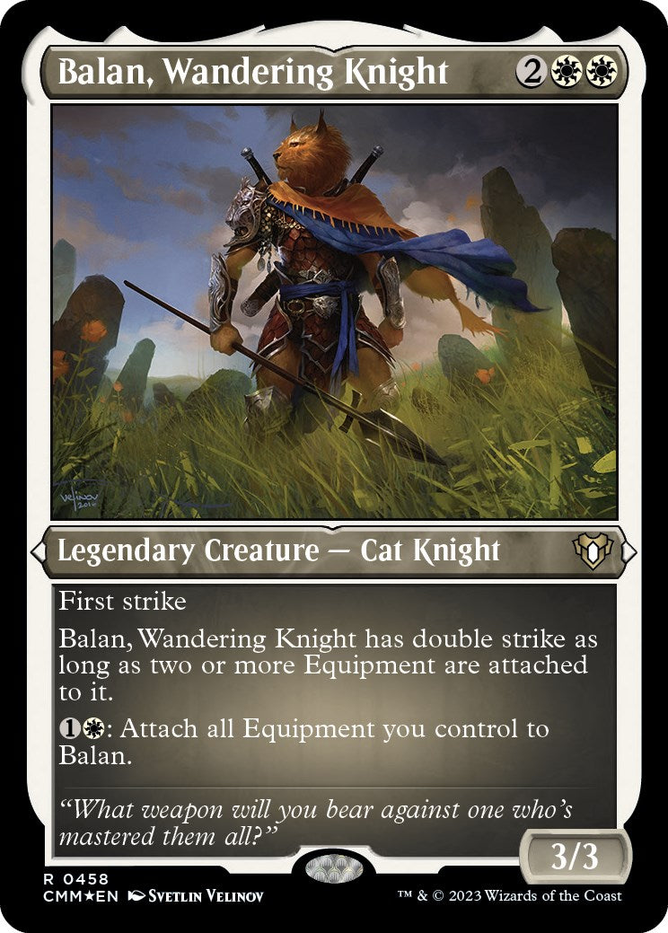 Balan, Wandering Knight (Foil Etched) | Local Legends