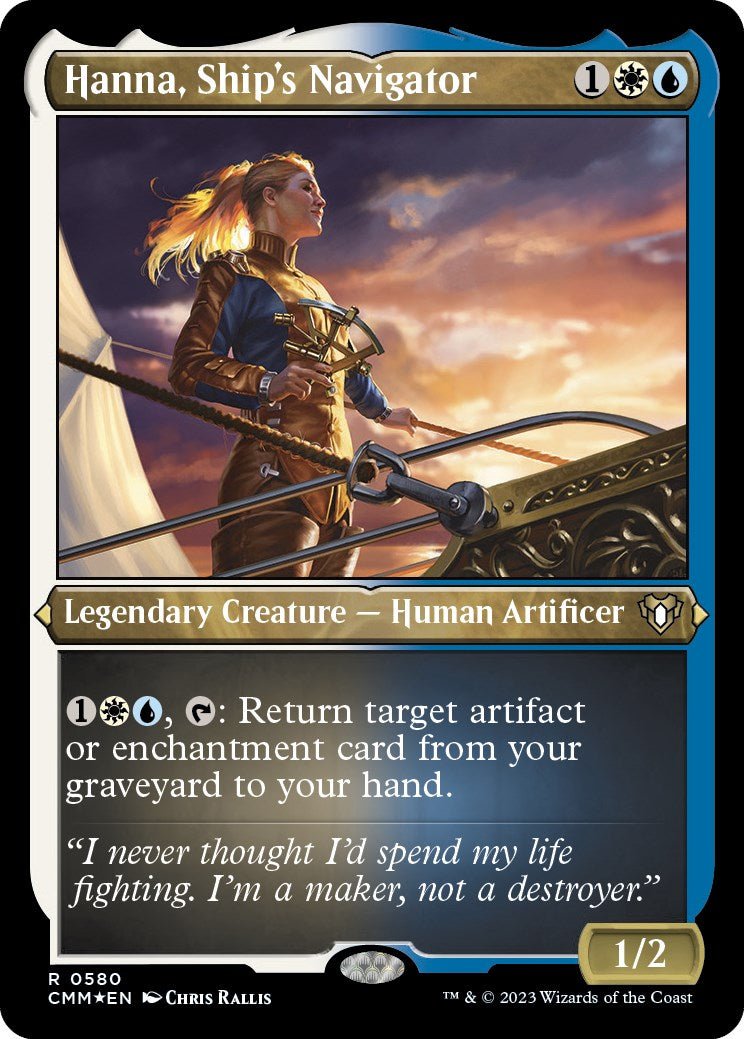 Hanna, Ship's Navigator (Foil Etched) | Local Legends