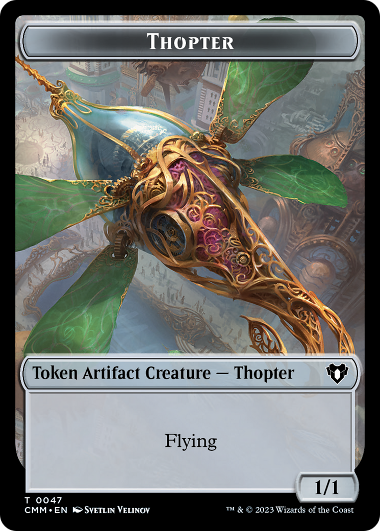 Thopter Token [Commander Masters Tokens] | Local Legends