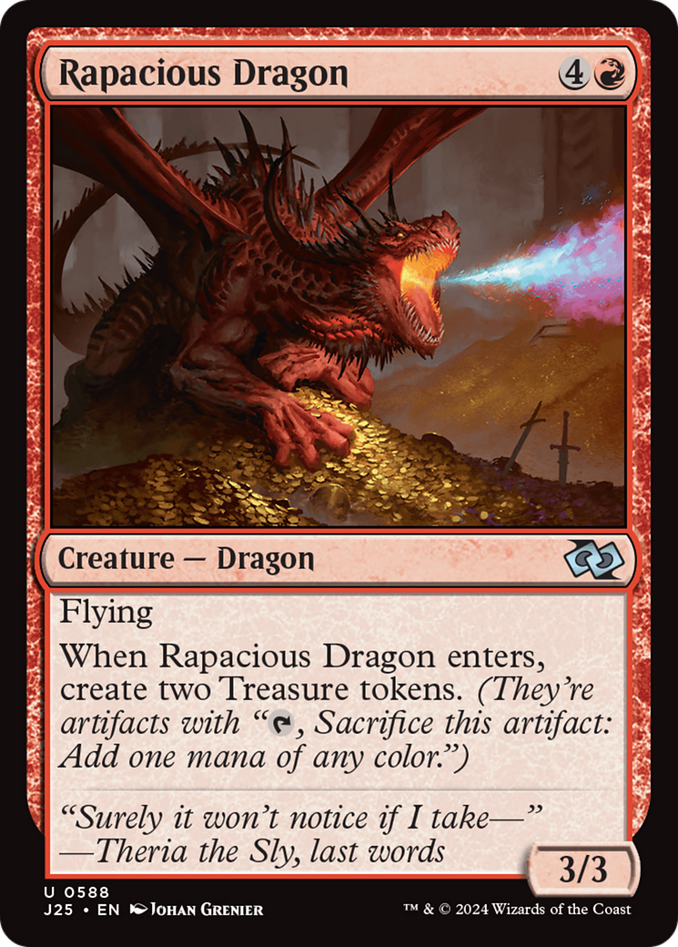 Rapacious Dragon [Foundations Jumpstart] | Local Legends