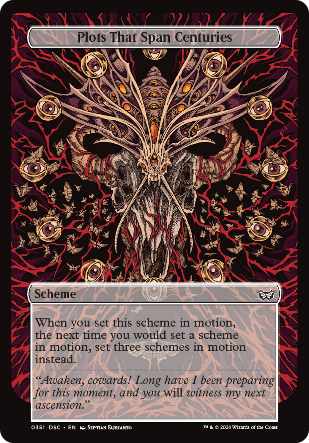 Plots That Span Centuries (Full Art) [Duskmourn: Archenemy] | Local Legends