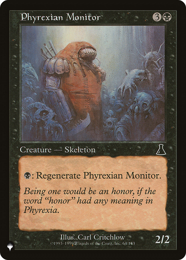 Phyrexian Monitor [The List] | Local Legends