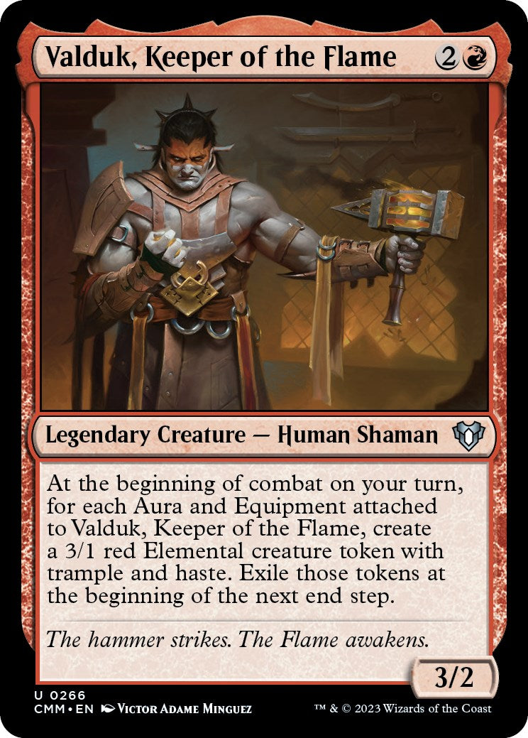 Valduk, Keeper of the Flame [Commander Masters] | Local Legends