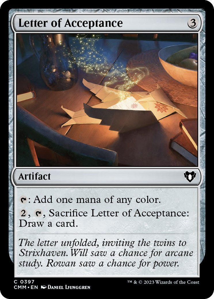 Letter of Acceptance | Local Legends