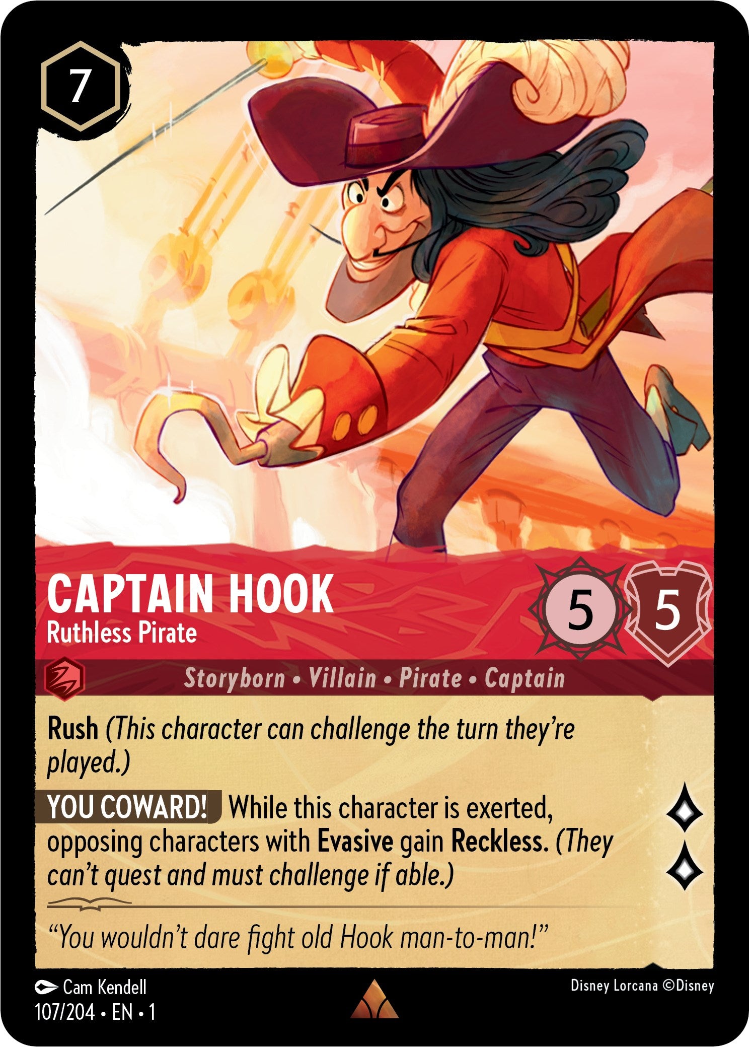 Captain Hook - Ruthless Pirate (107/204) [The First Chapter] | Local Legends