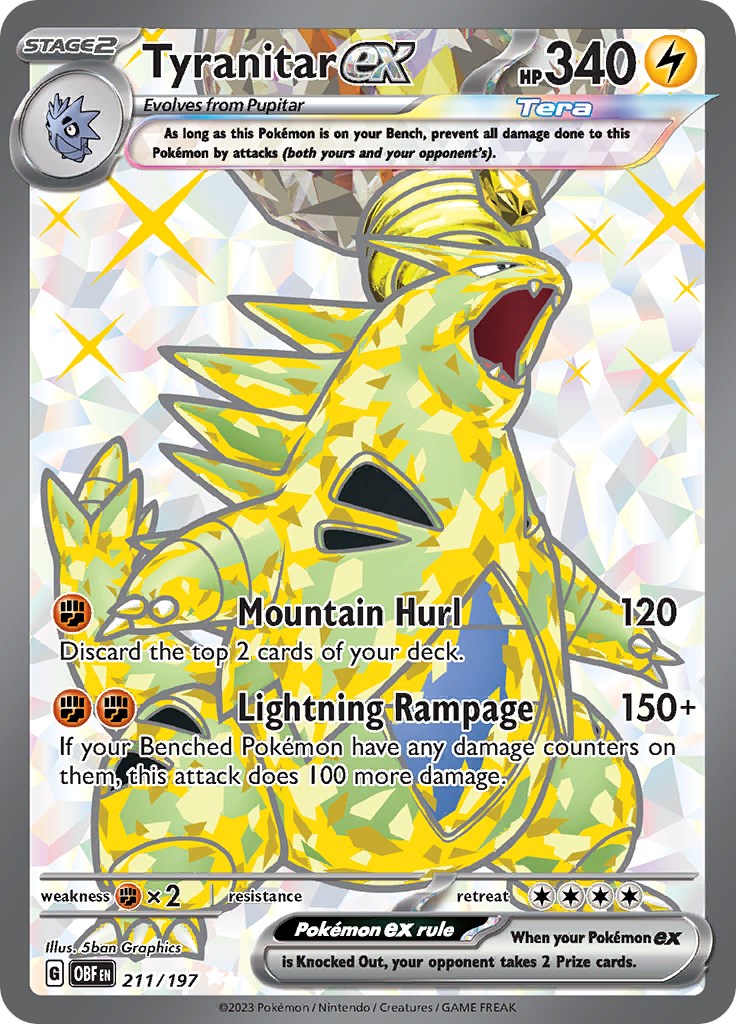 Tyranitar ex - 211/197 | Local Legends