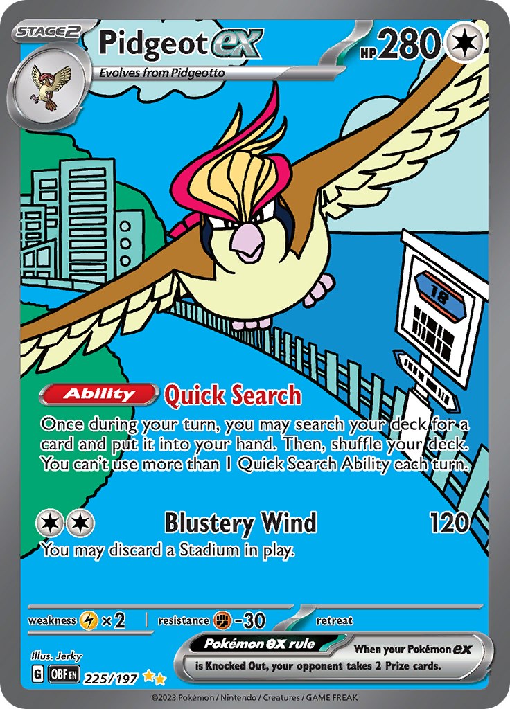 Pidgeot ex - 225/197 | Local Legends