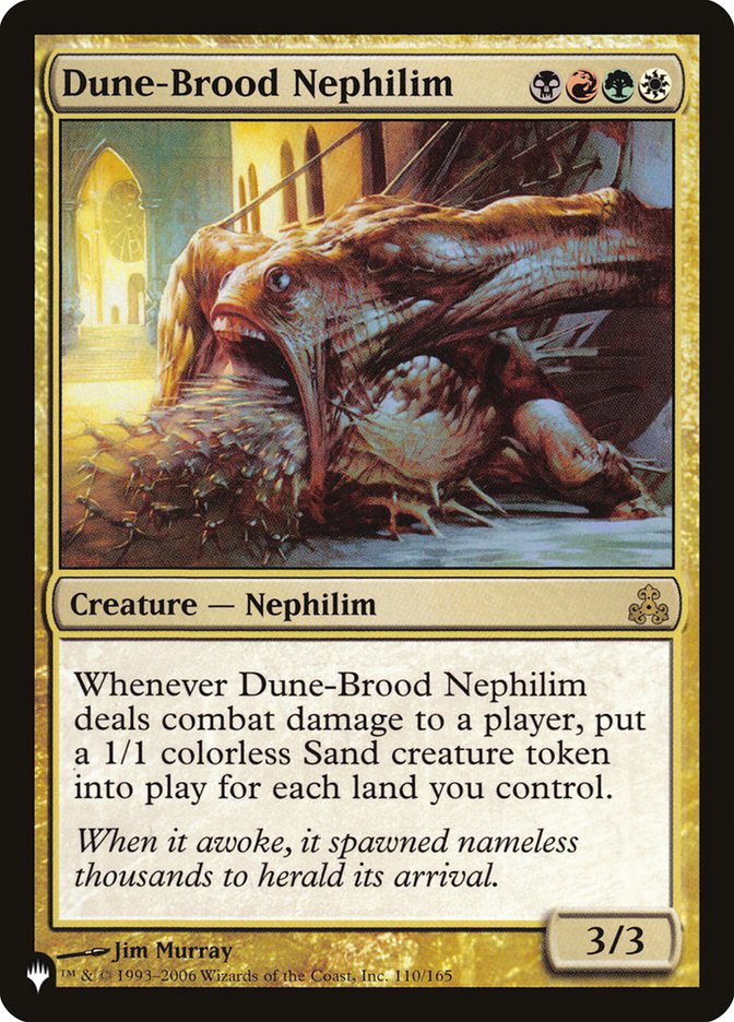 Dune-Brood Nephilim [The List] | Golgari Games