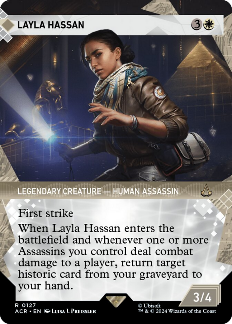 Layla Hassan (Showcase) [Assassin's Creed] | Golgari Games